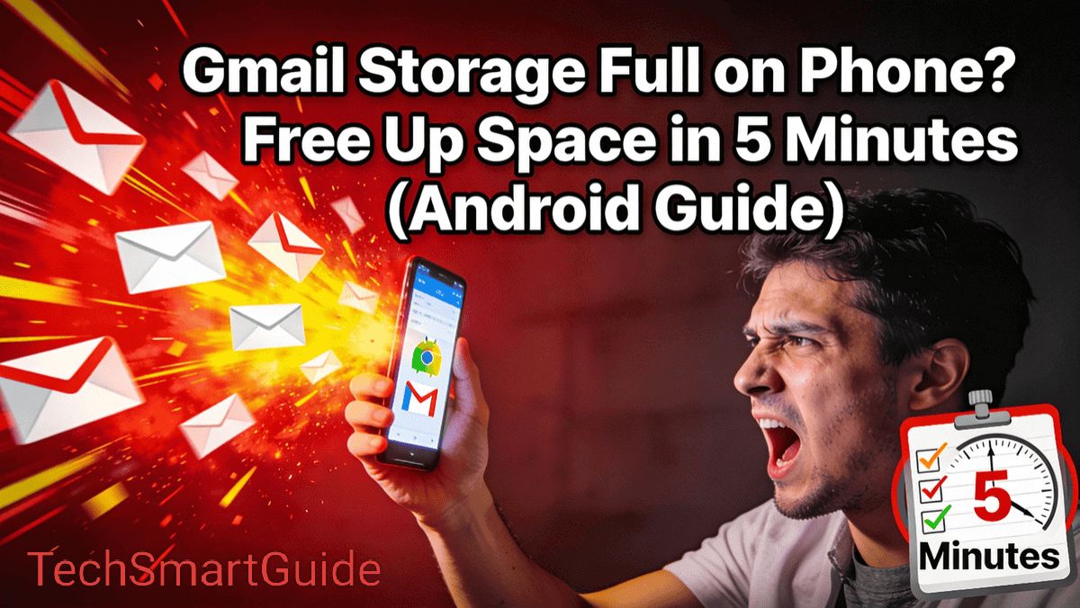 Gmail Storage Full on Phone? Free Up Space in 5 Minutes (Android Guide)